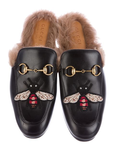 gucci fur splippers|gucci slippers for men.